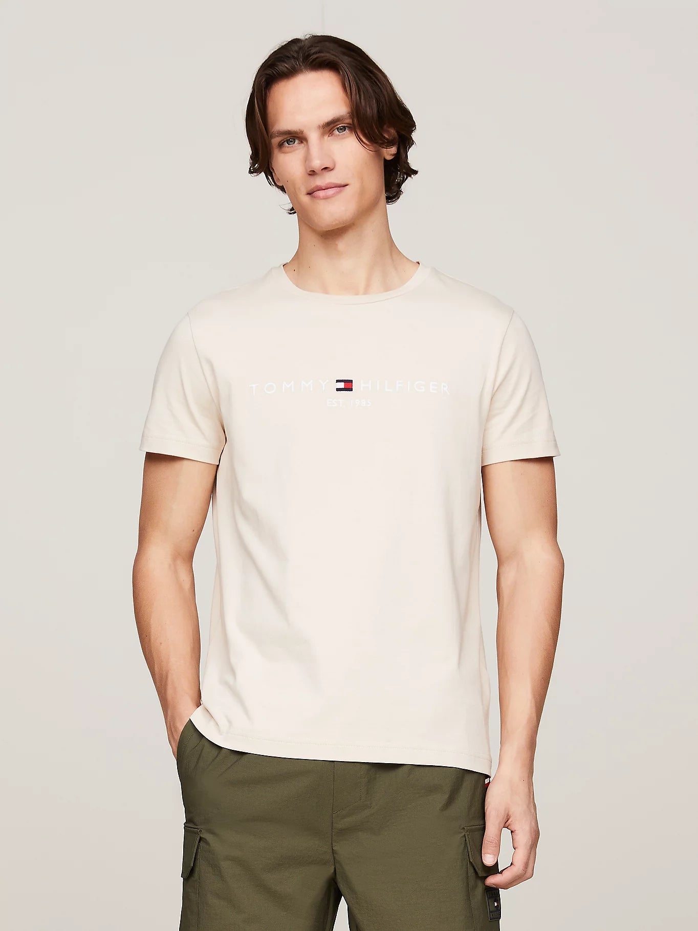 Tommy Hilfiger T Shirt Mw0mw11797 Beige Beige_shot5