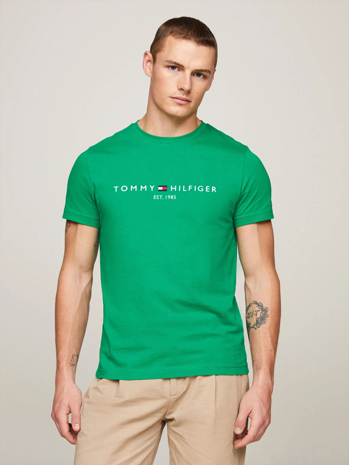 Tommy Hilfiger T Shirt Mw0mw11797 Green Verde_shot1