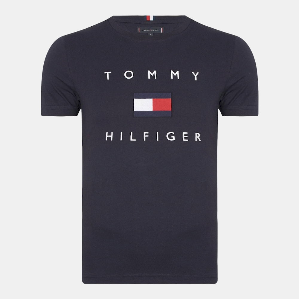 Tommy Hilfiger T Shirt Mw0mw14313 Navy Navy Shot2