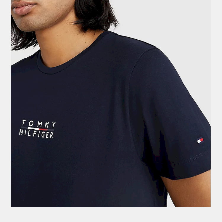 Tommy Hilfiger T Shirt Mw0mw24547 Navy Navy Shot1