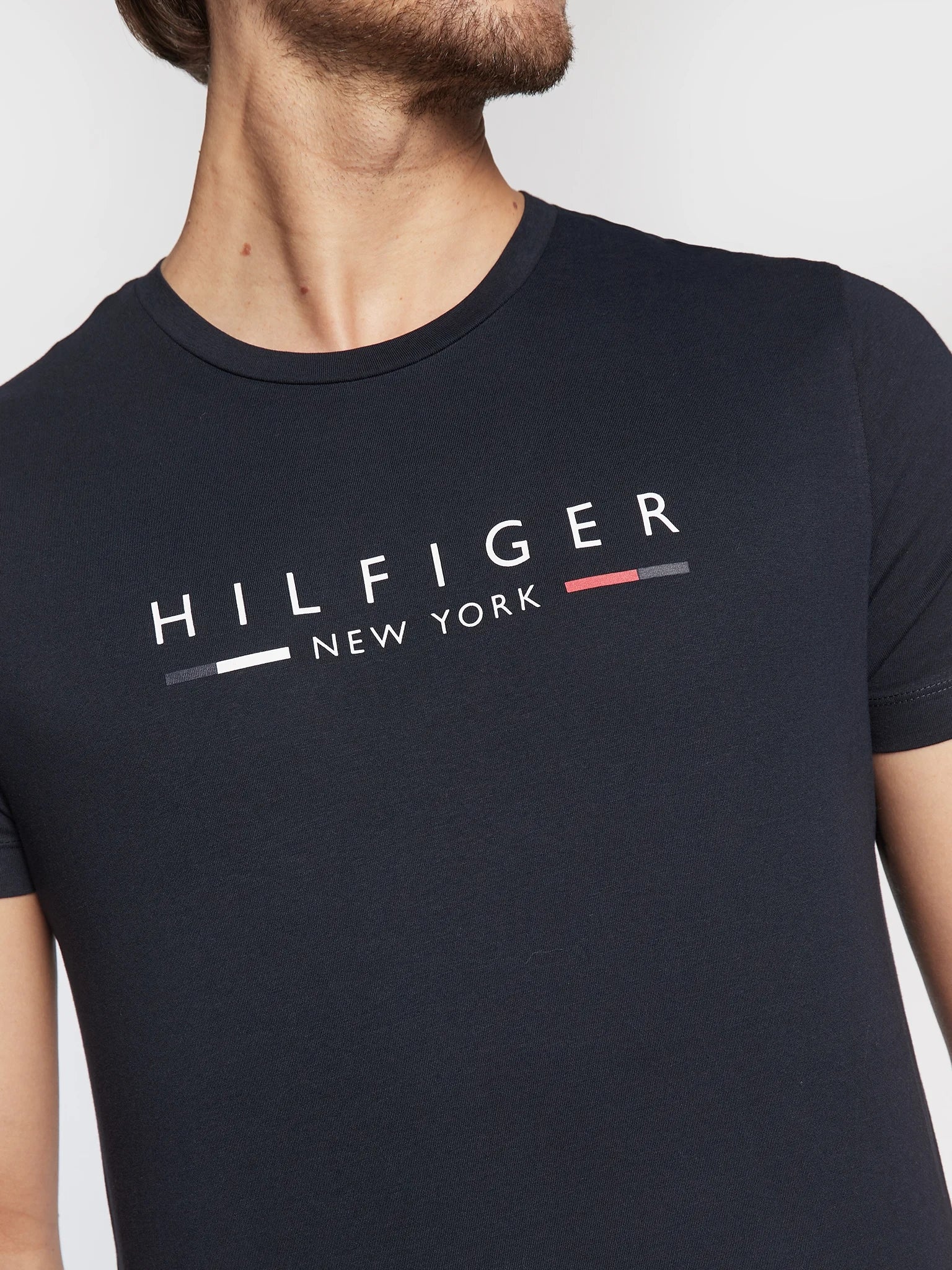 Tommy Hilfiger T Shirt Mw0mw29372 Navy Navy_shot3