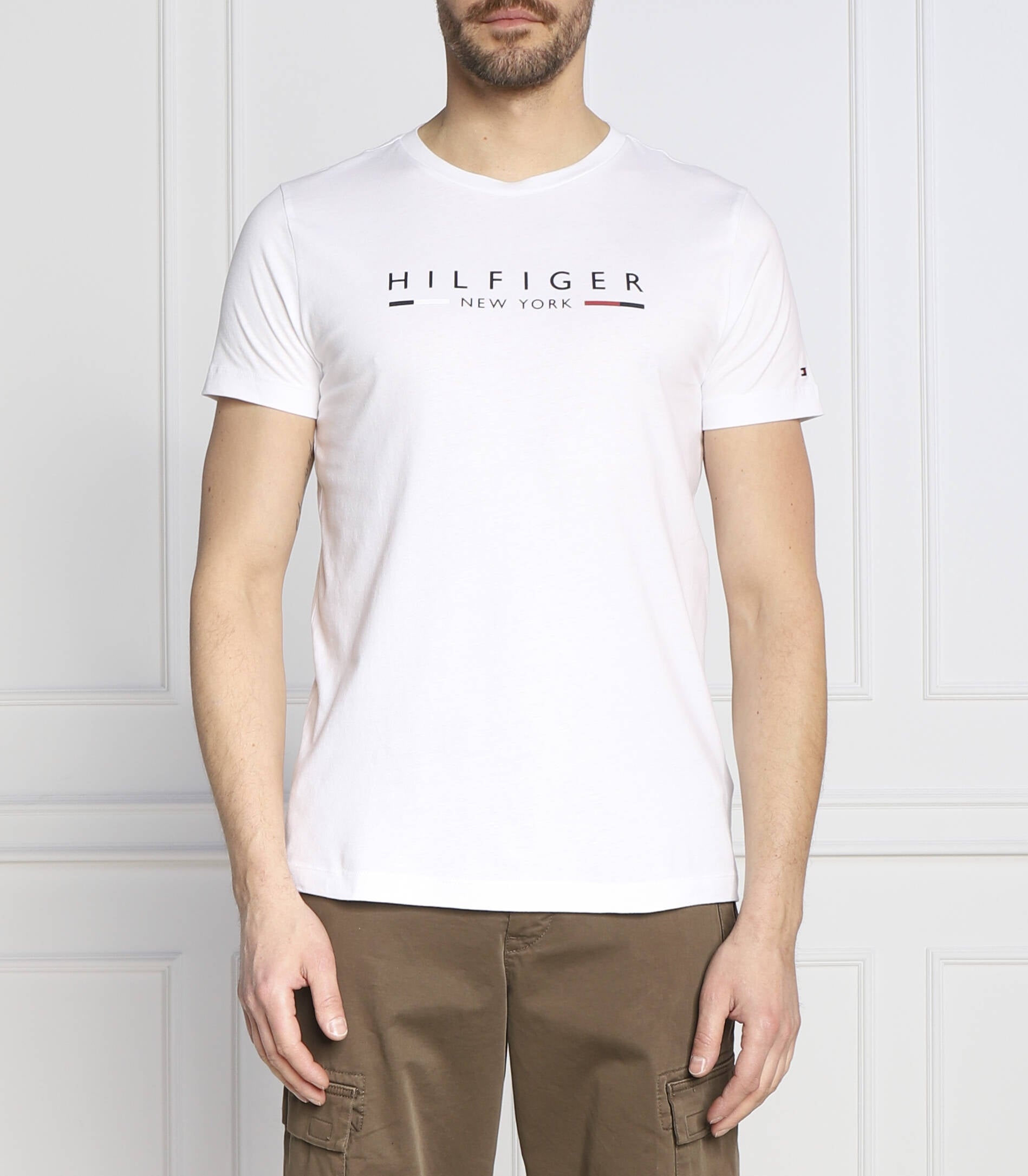 Tommy Hilfiger T Shirt Mw0mw29372 White Branco_shot1