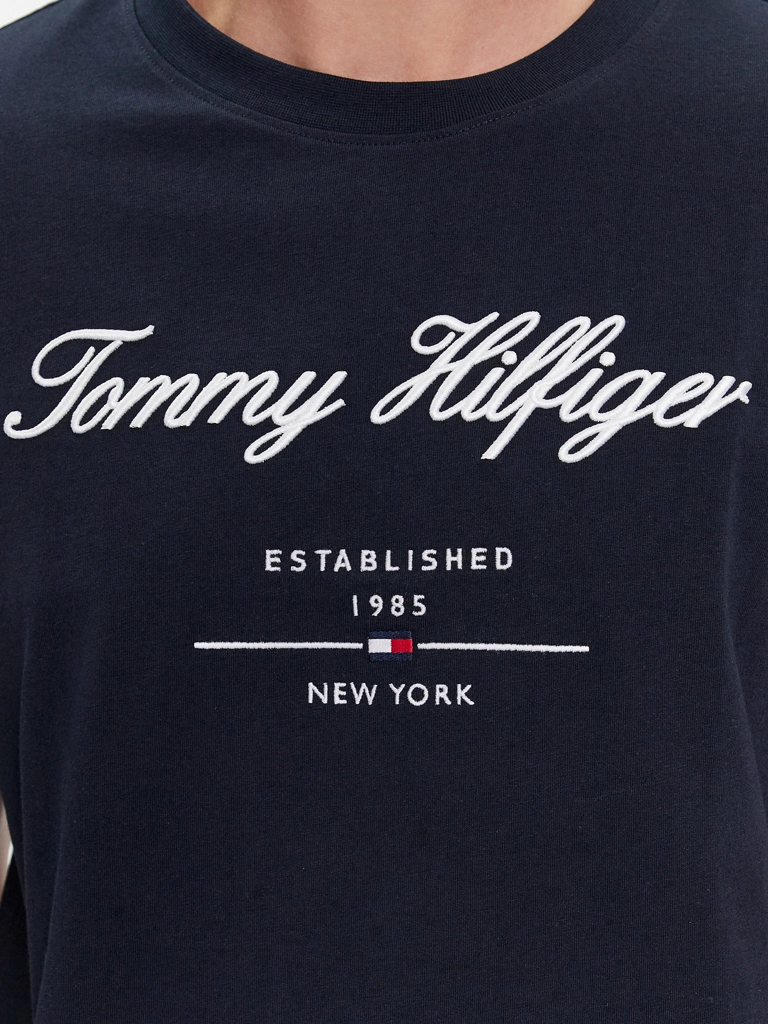 Tommy Hilfiger T Shirt Mw0mw33691 Navy Navy_shot3