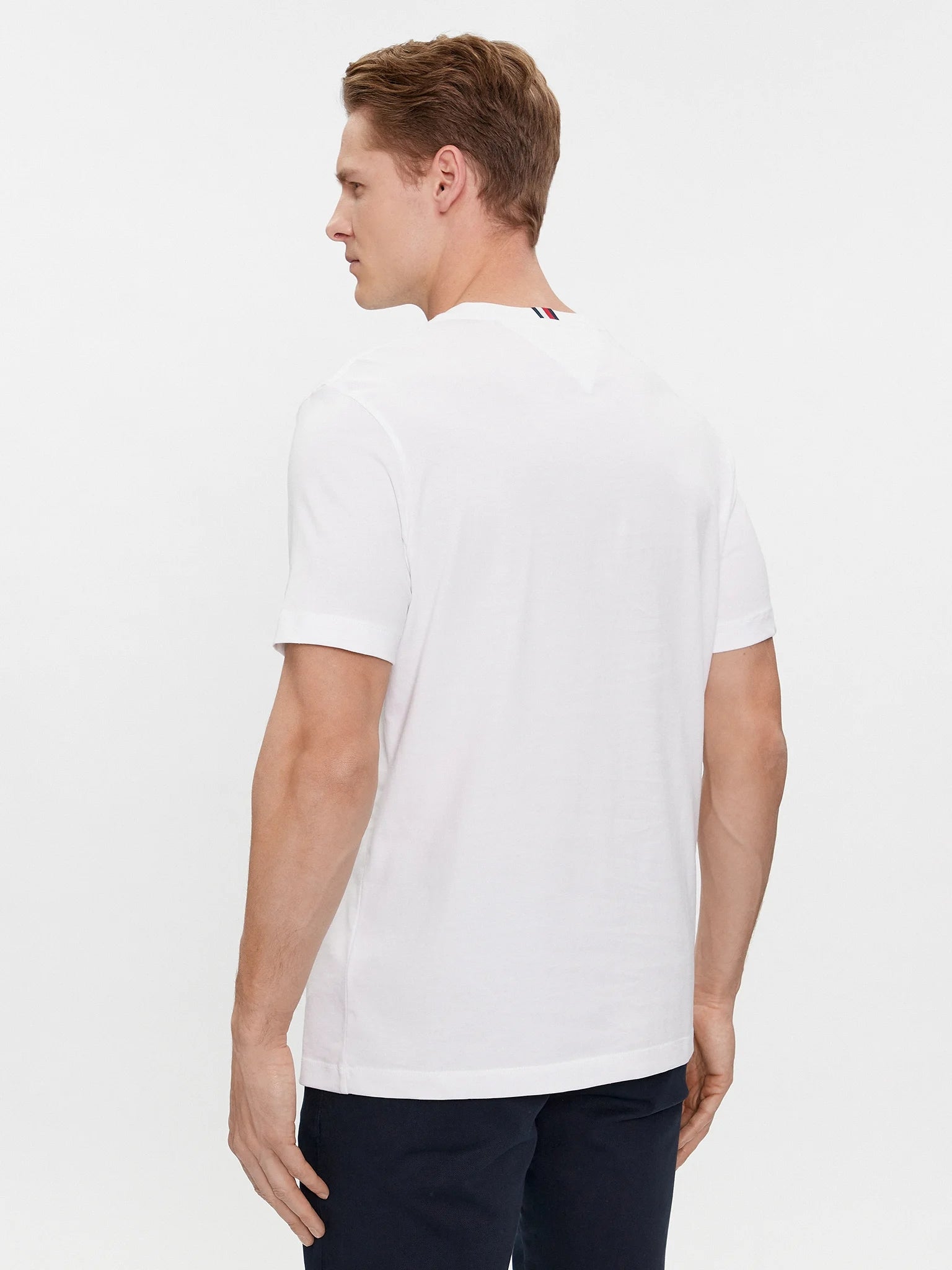 Tommy Hilfiger T Shirt Mw0mw33691 White Branco_shot4