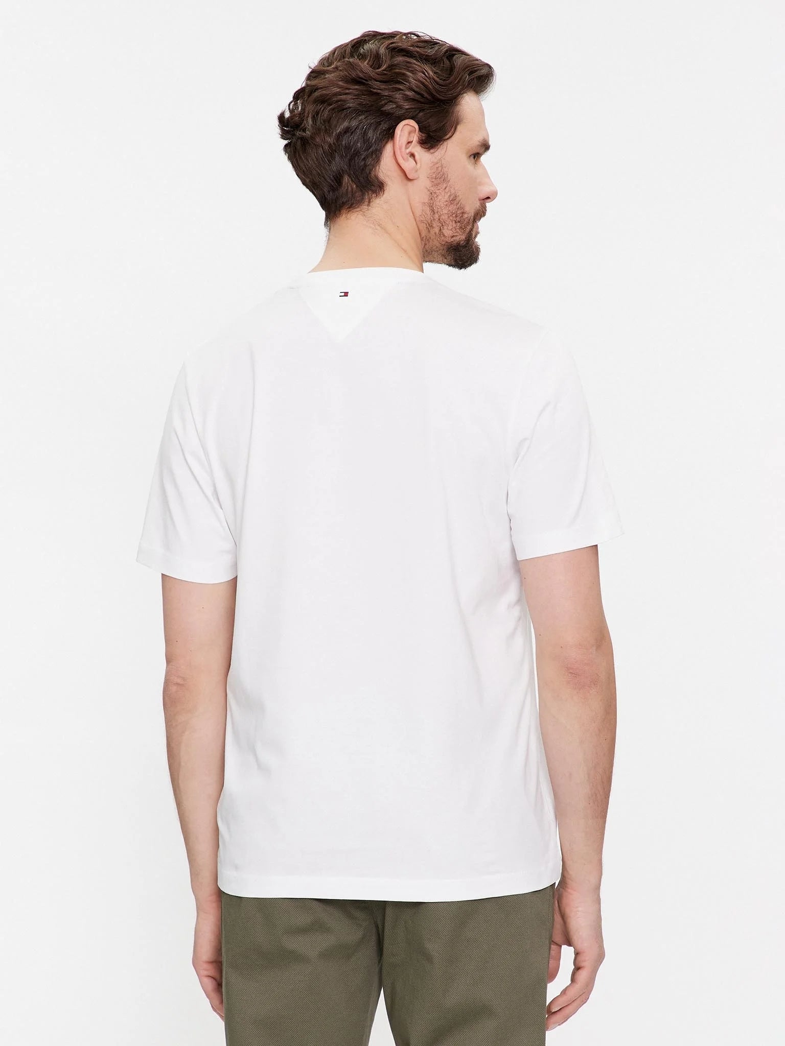 Tommy Hilfiger T Shirt Mw0mw34204 White Branco_shot1