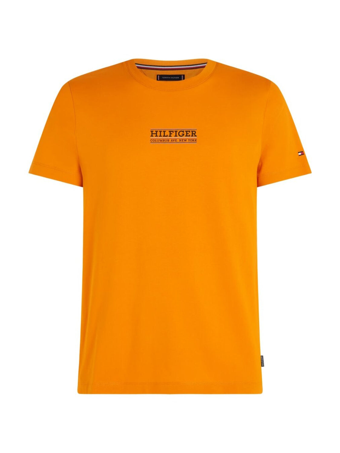 Tommy Hilfiger T Shirt Mw0mw34387 Orange Laranja_shot1