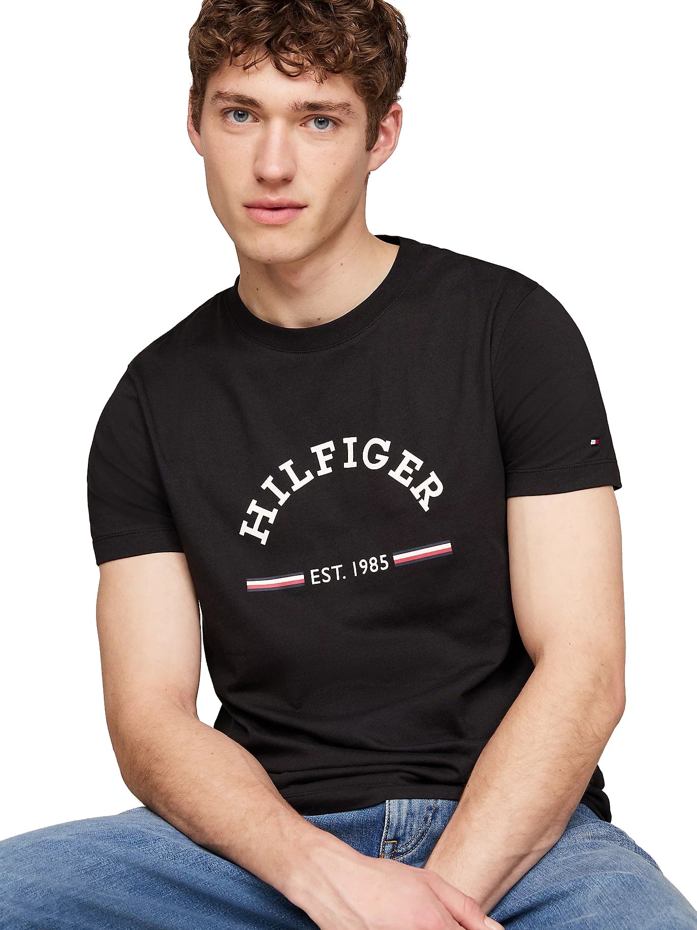 Tommy Hilfiger T Shirt Mw0mw35466 Black Preto_shot1