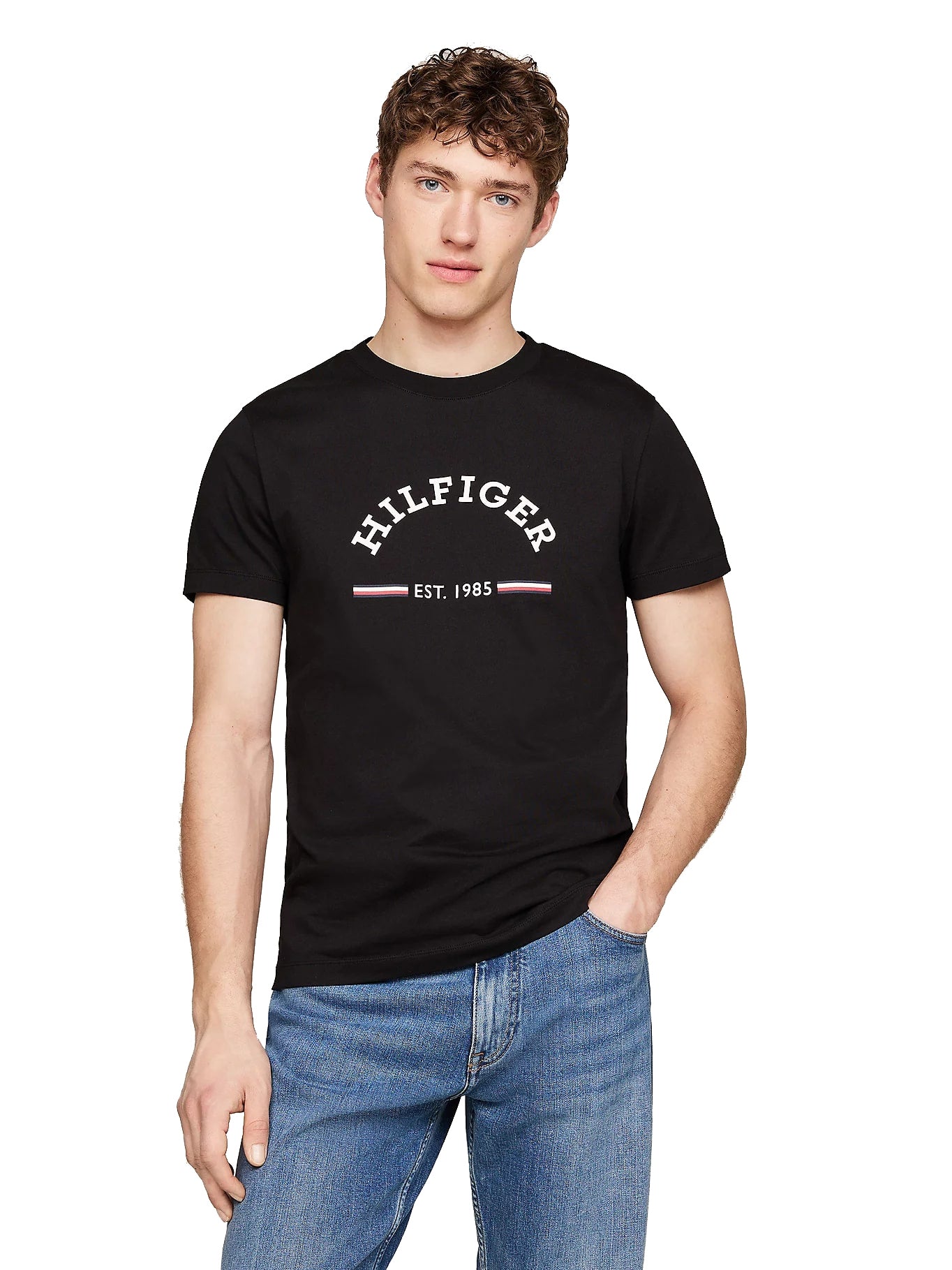 Tommy Hilfiger T Shirt Mw0mw35466 Black Preto_shot2