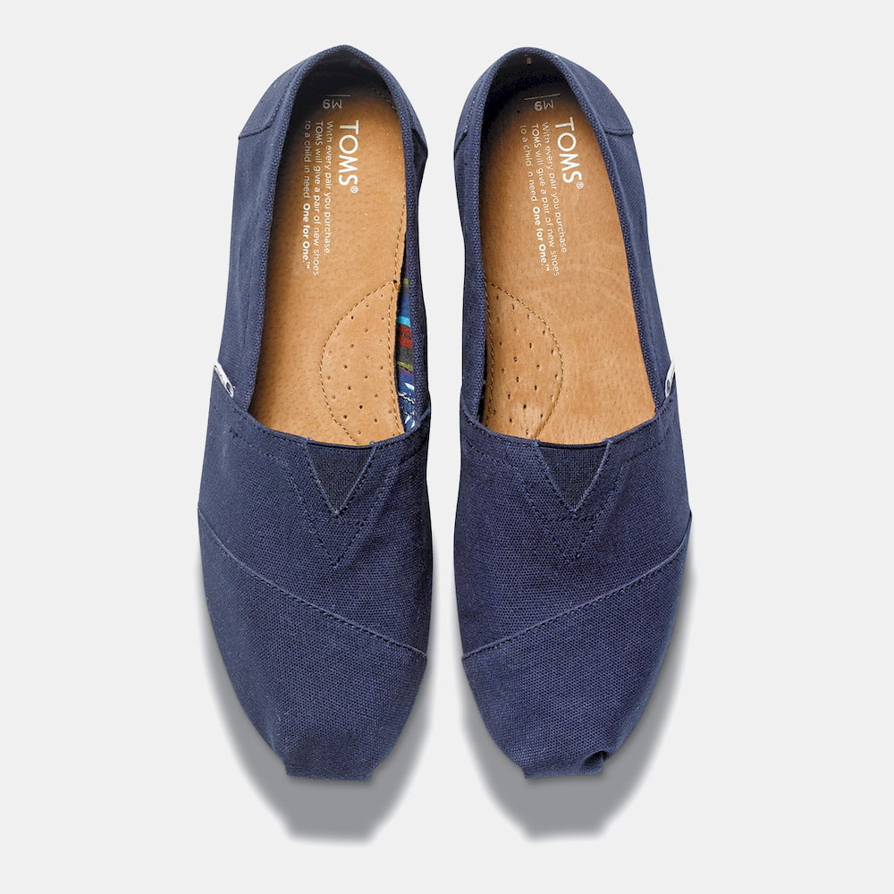 Toms Slip On Slippers 10000866 Navy Navy Shot3