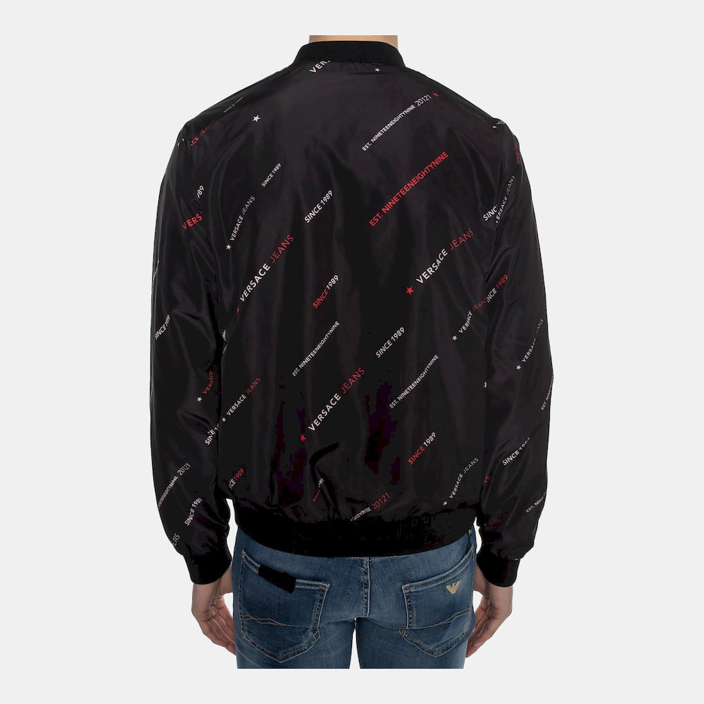 Versace Blusão Jackets C1gtb94a Blk Multi Preto Multicolor Shot6