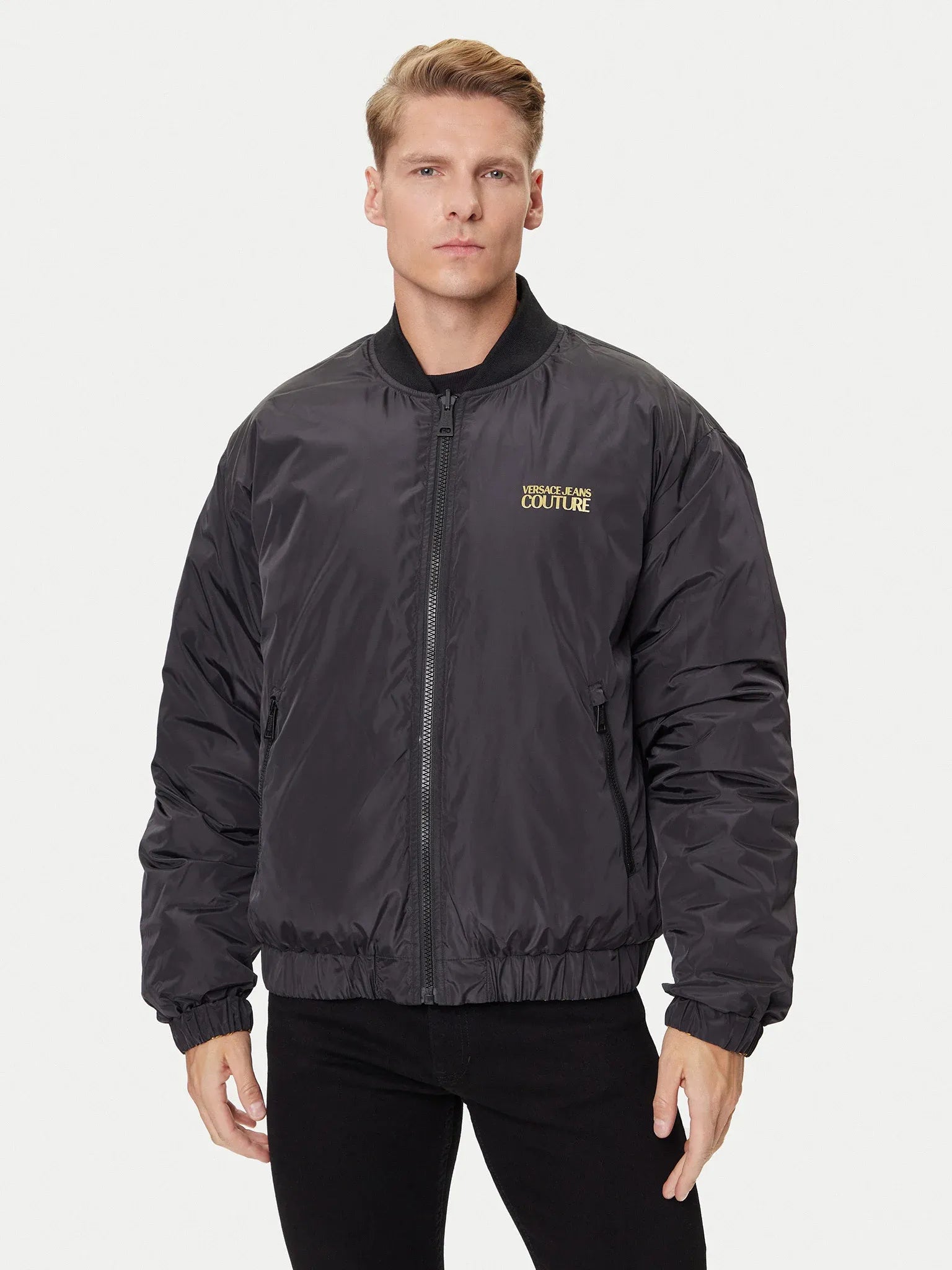 Versace Blusao Jackets 79gaud16 Blk Gold Preto Ouro_shot7