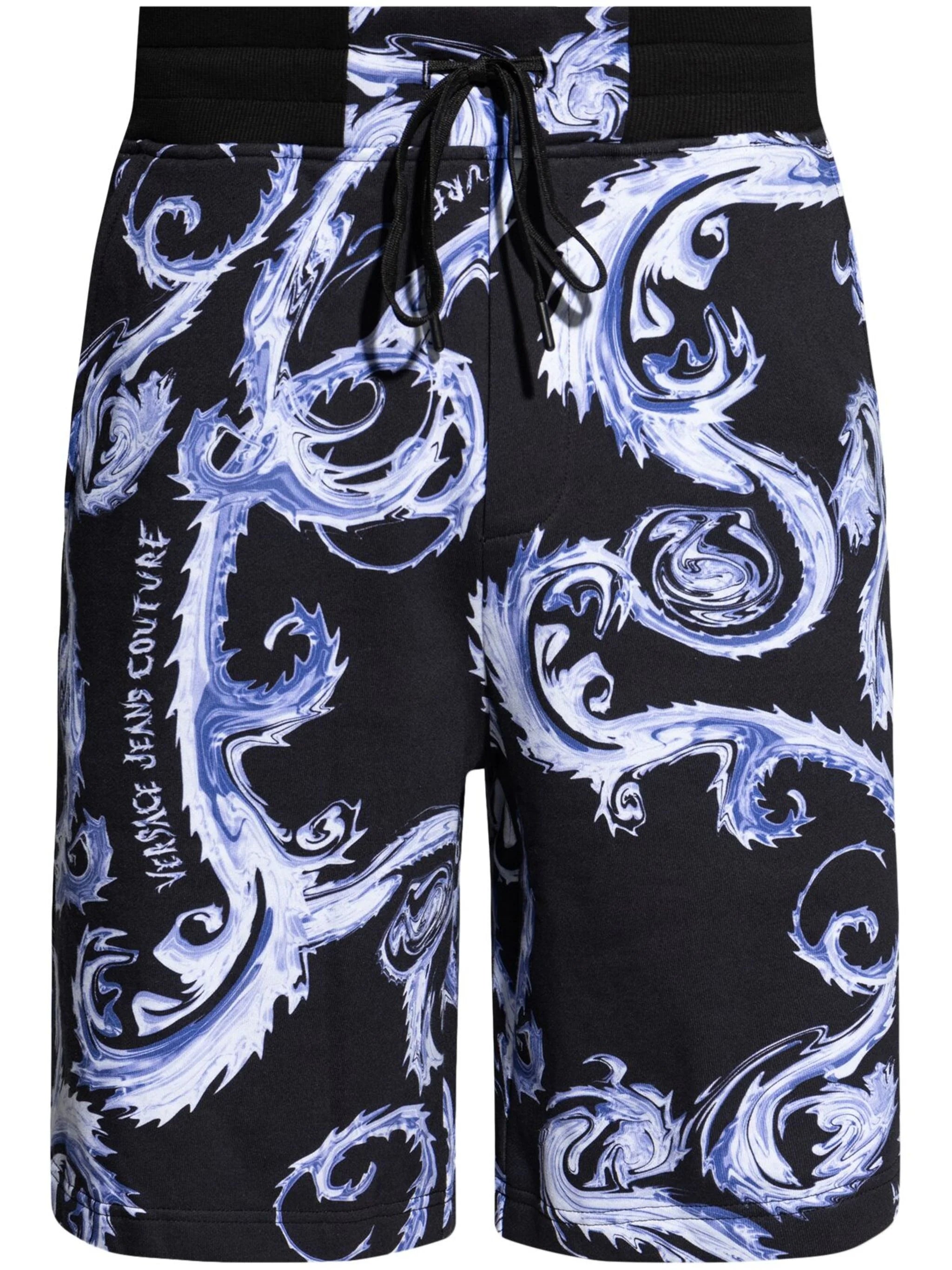 Versace Calcao De Banho Swim Shorts 77gad117 Blk Gold Preto Ouro_shot1