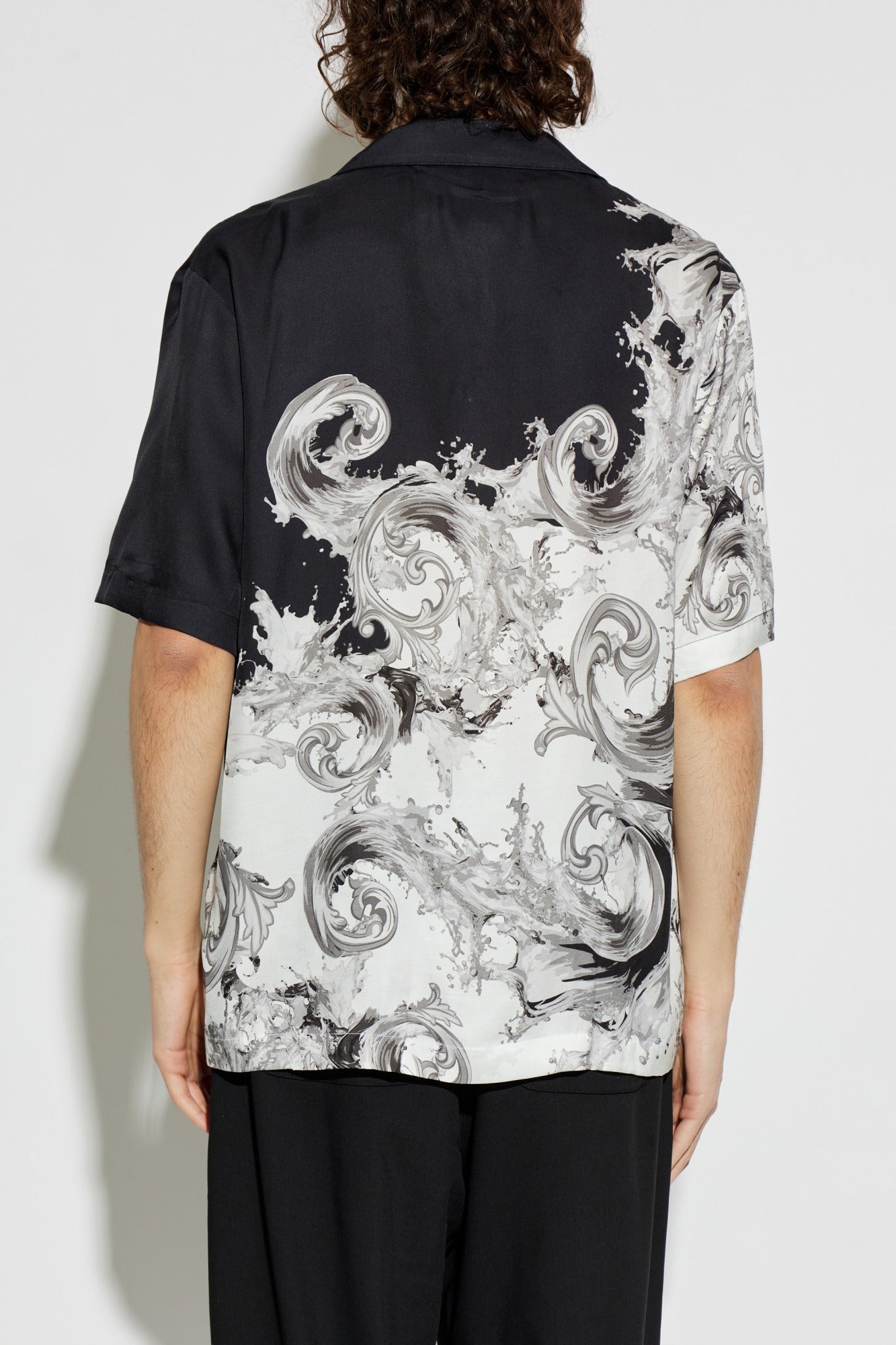 Versace Camisa Shirt 80gal2bb Black Preto_shot4
