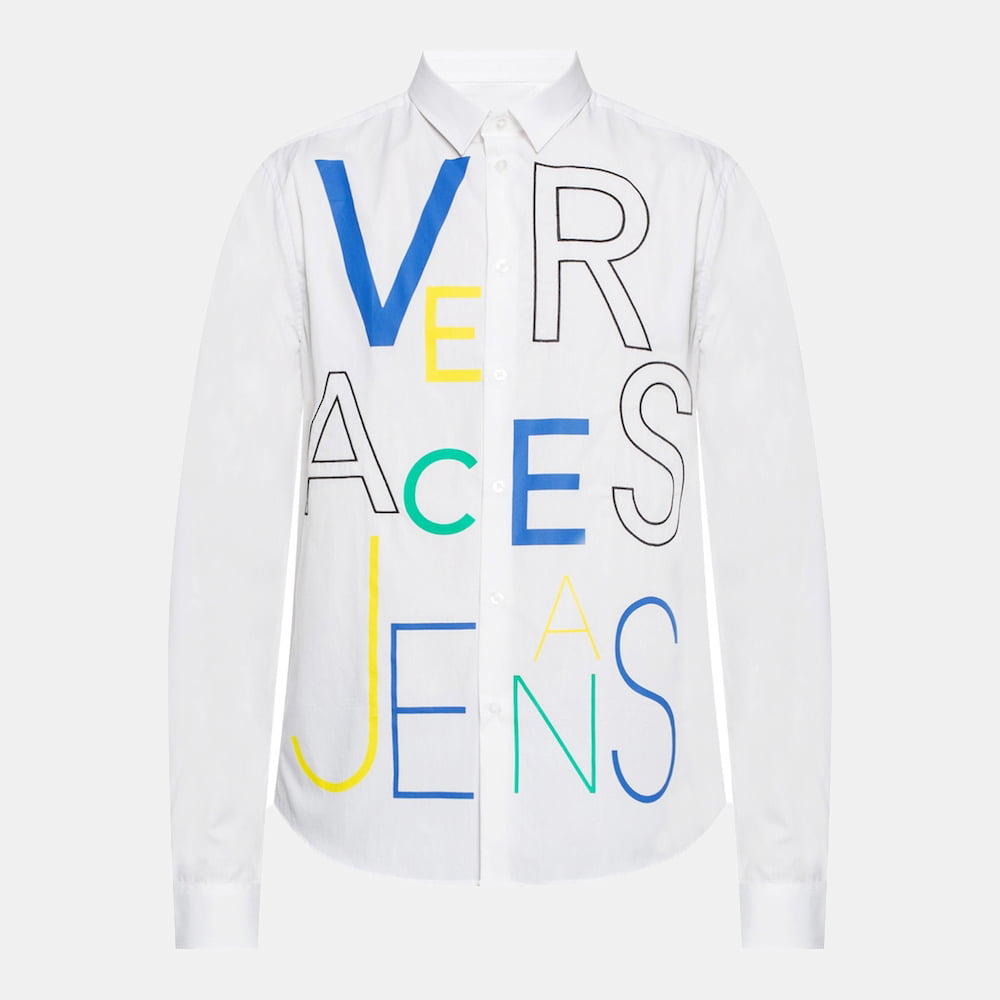 Versace Camisa Shirt B1gsb6r4 White Mult Branco Multi Shot2