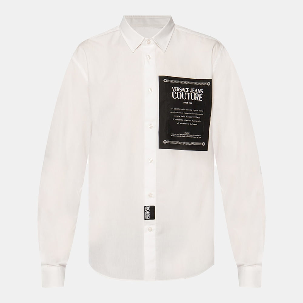 Versace Camisa Shirt B1gva6r3 White Branco Shot2