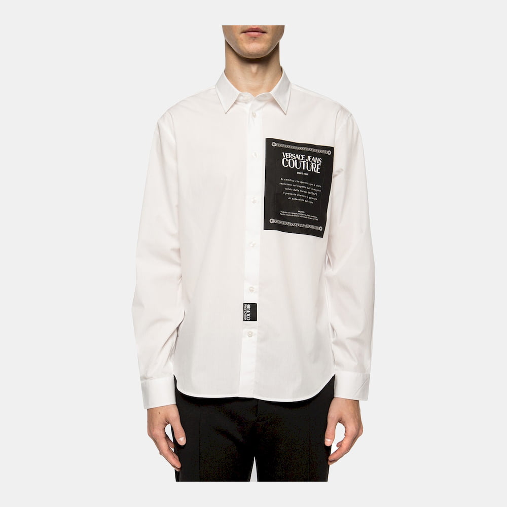 Versace Camisa Shirt B1gva6r3 White Branco Shot4