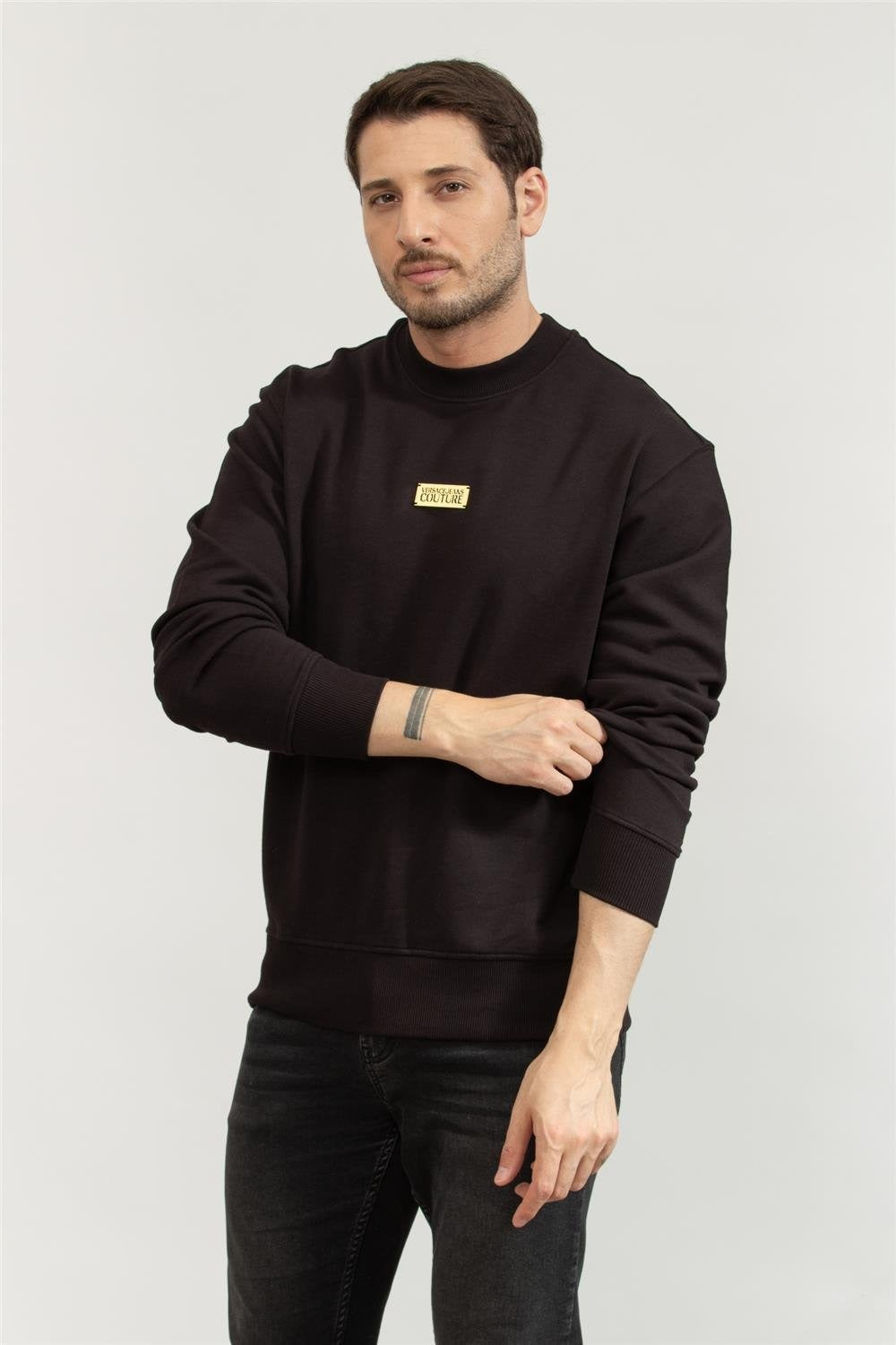 Versace Camisola Sweat 78gait06 Black Preto_shot1