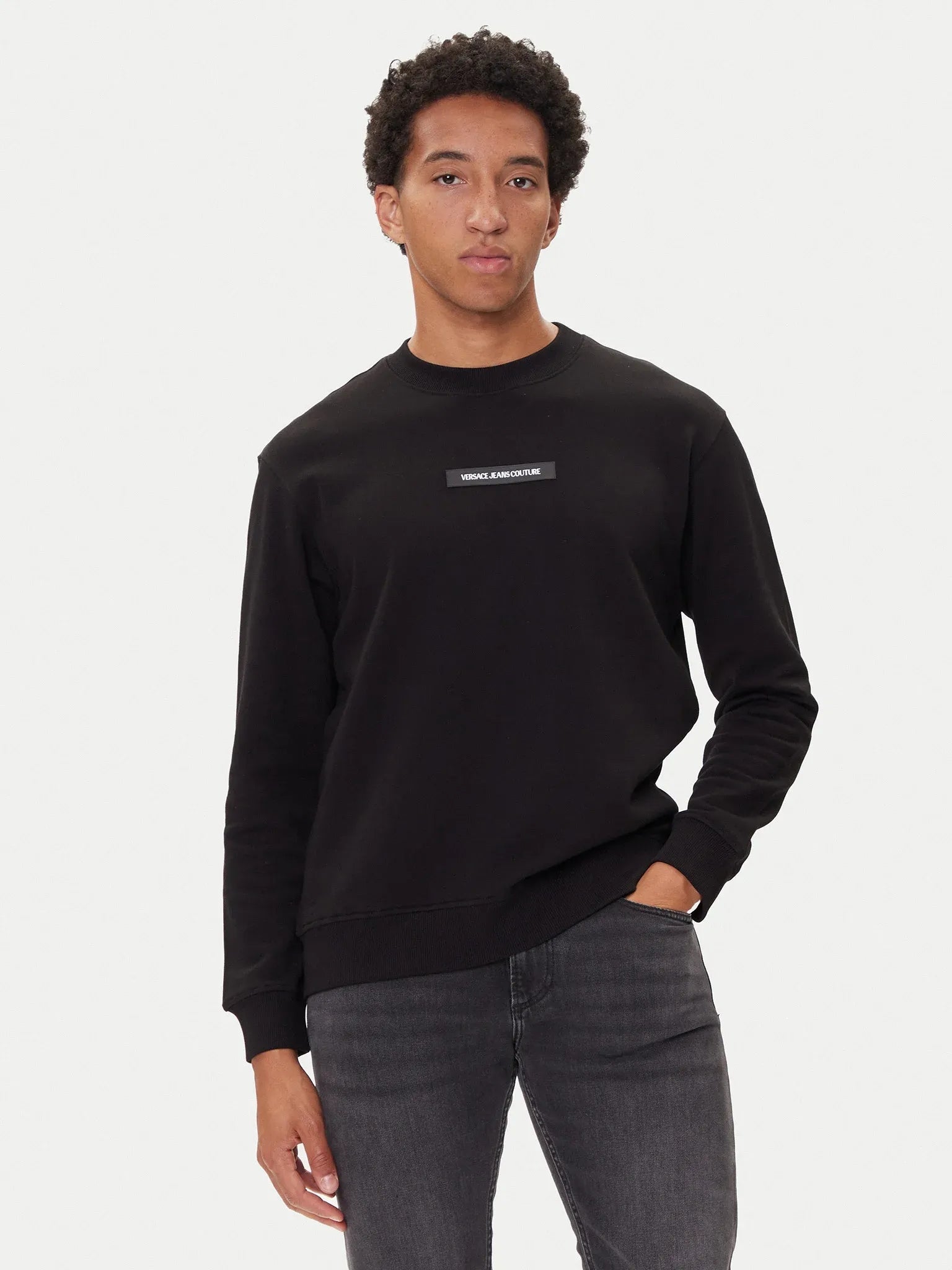 Versace Camisola Sweat 79gait02 Black Preto_shot1