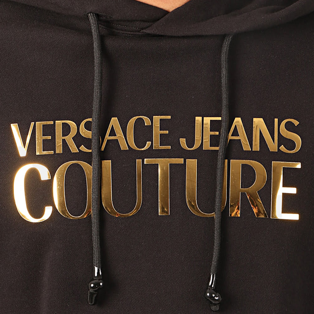 Versace Camisola Sweat B7gva7ec Blk Gold Preto Ouro Shot5