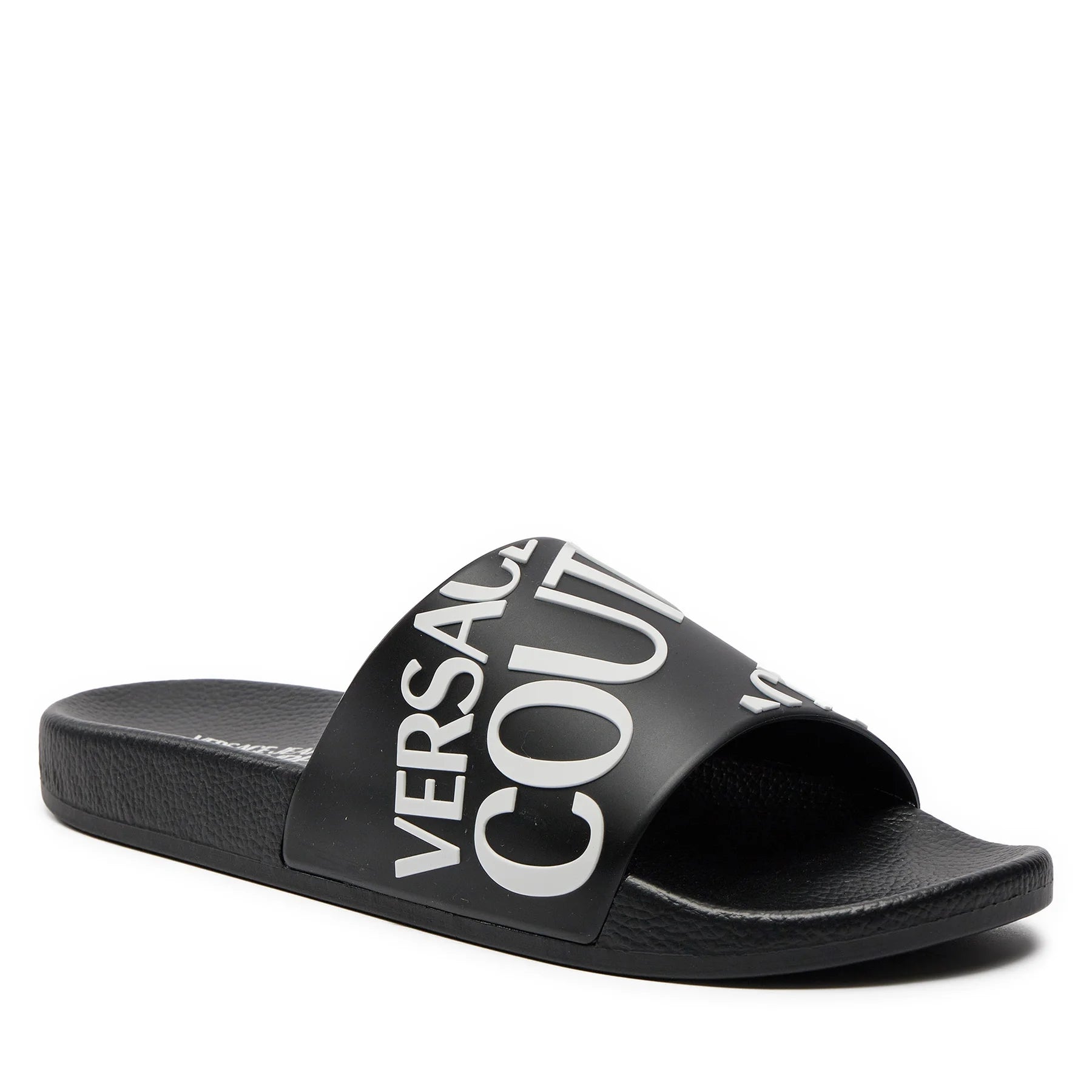 Versace Chinelos Slippers 75ya3sq1 Black Preto_shot1