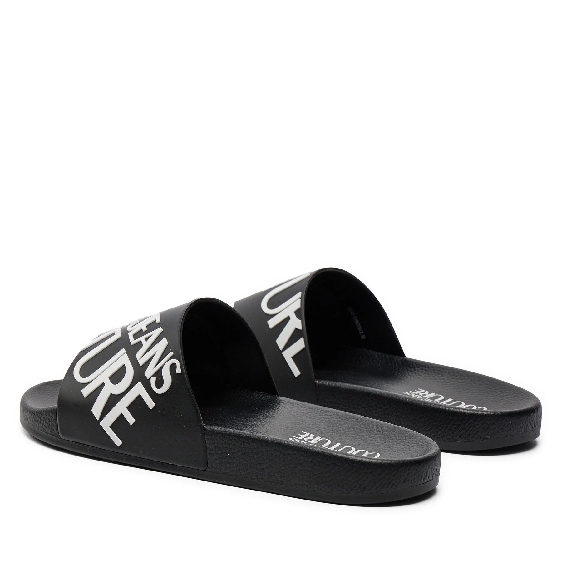 Versace Chinelos Slippers 75ya3sq1 Black Preto_shot2