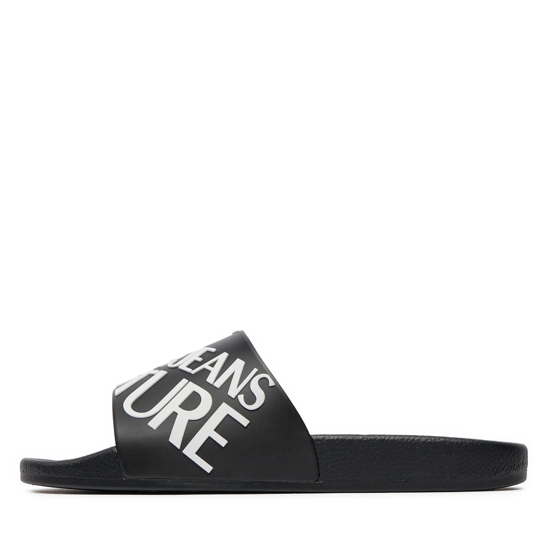 Versace Chinelos Slippers 75ya3sq1 Black Preto_shot5