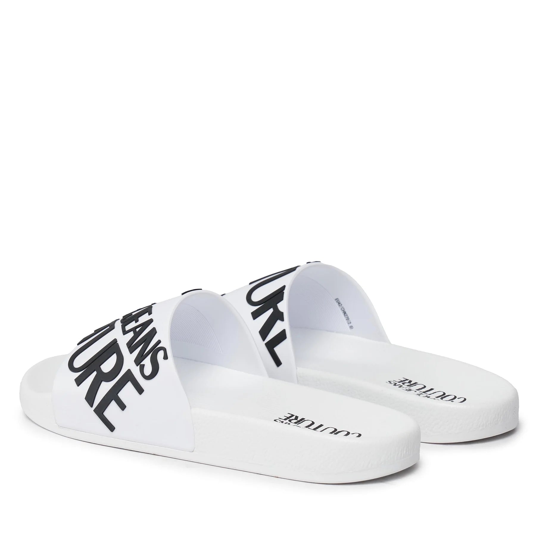 Versace Chinelos Slippers 75ya3sq1 White Branco_shot2