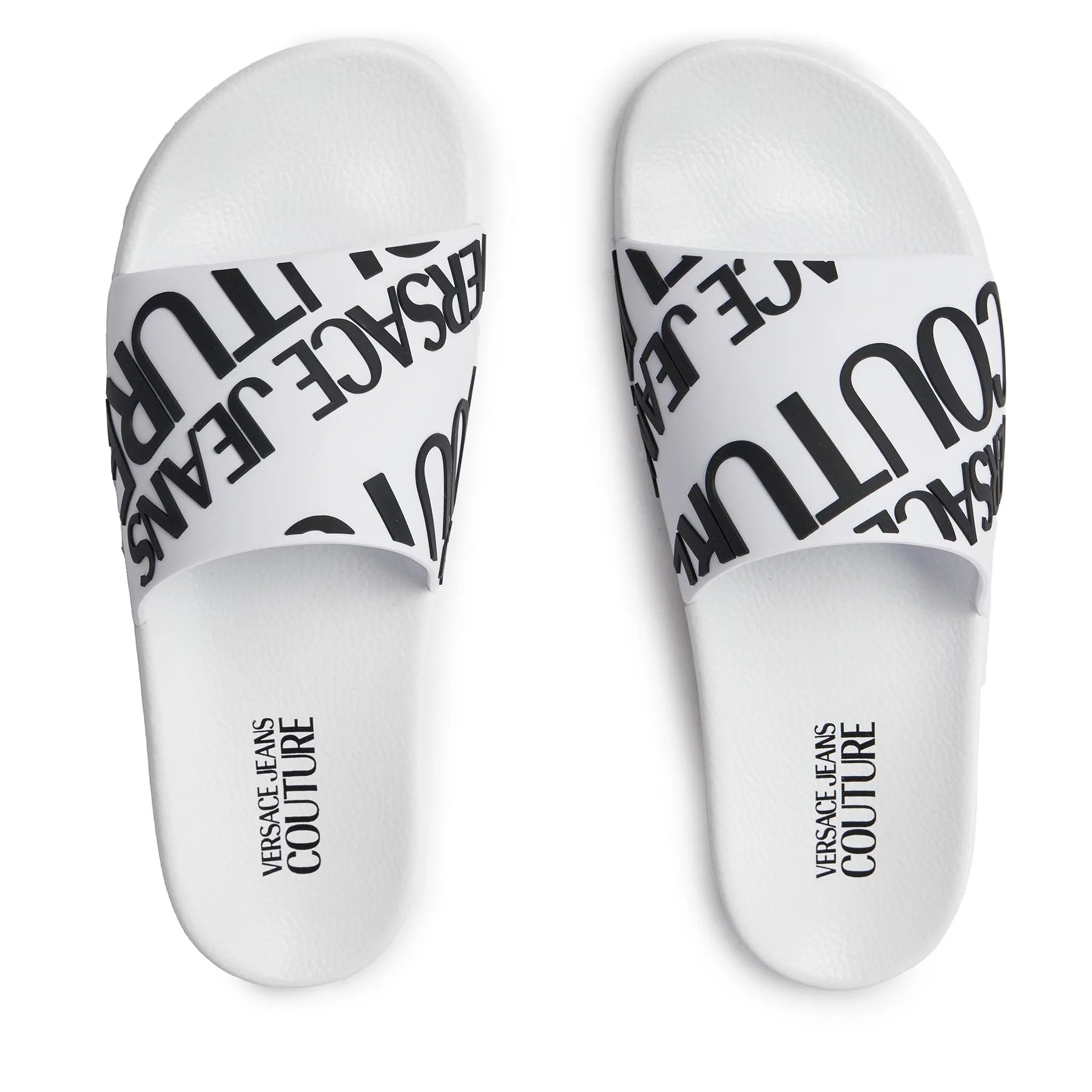 Versace Chinelos Slippers 75ya3sq1 White Branco_shot4