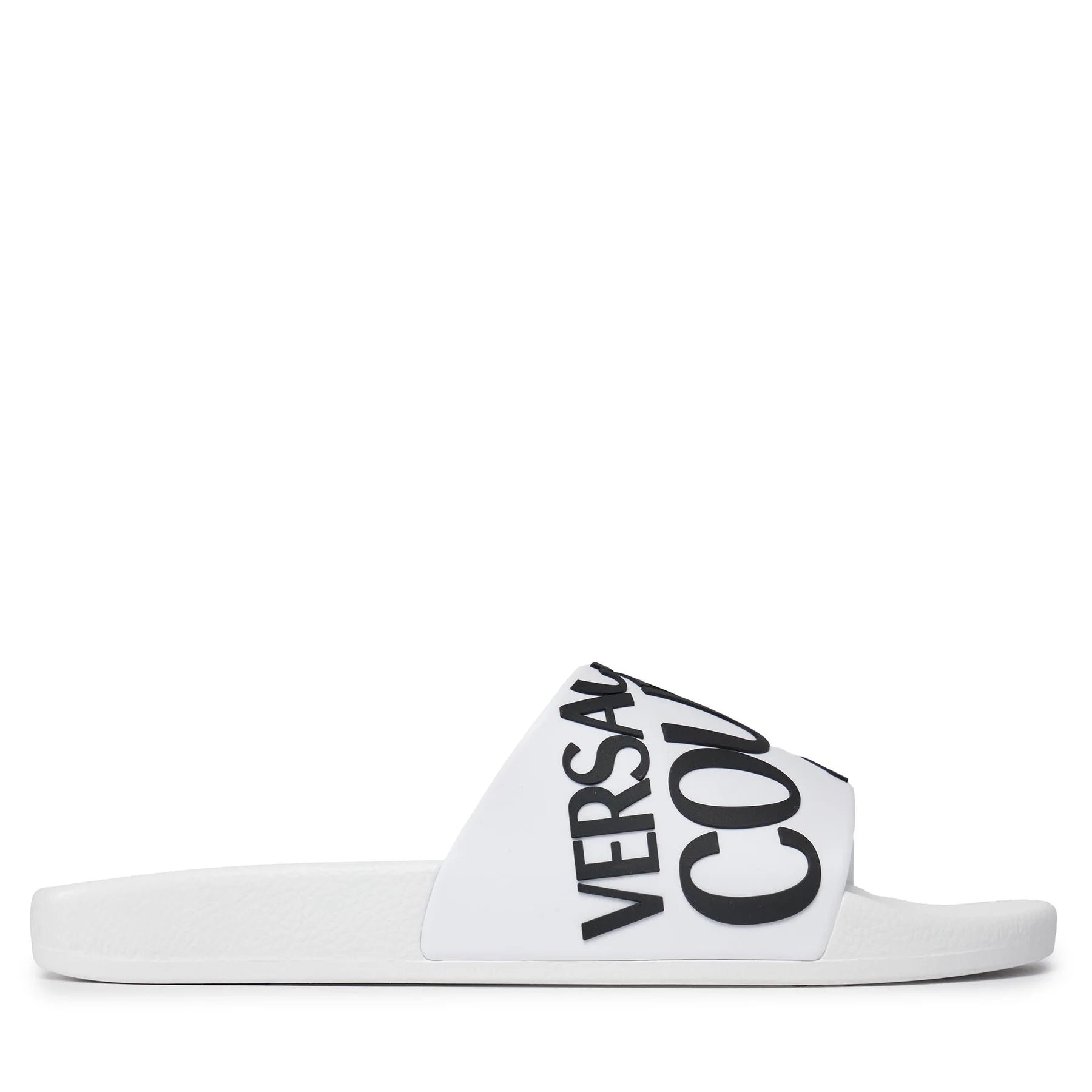 Versace Chinelos Slippers 75ya3sq1 White Branco_shot6