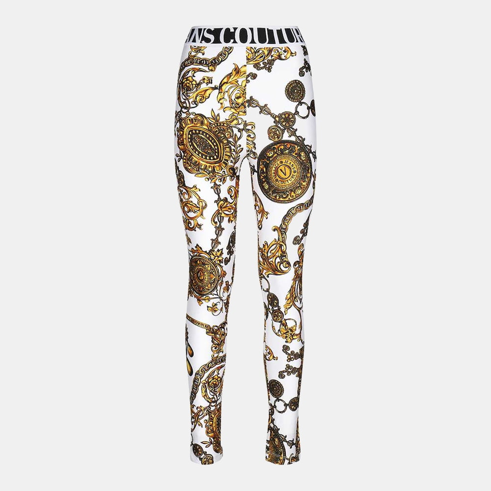 Versace Legging 71hac101 Js008 White Mult Branco Multi Shot2