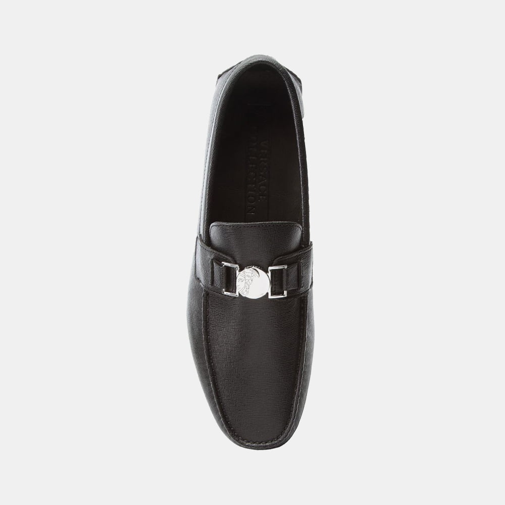 Versace Mocassins Loafer V900567 Black Preto Shot7