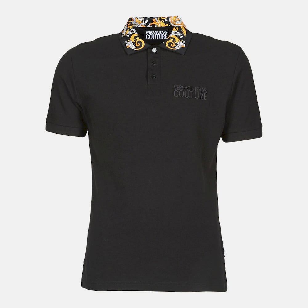 Versace Polo B3gza74t Black Preto Shot2