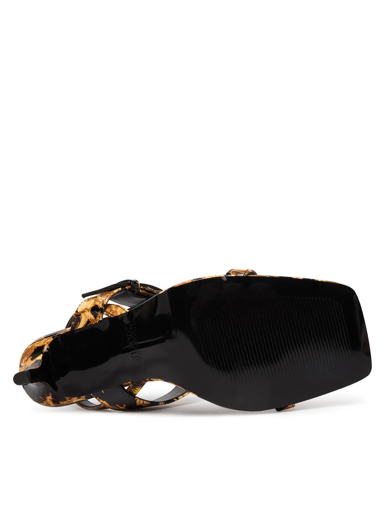 Versace Sandalias Sandals 80va3s71 Blk Gold Preto Ouro_shot4