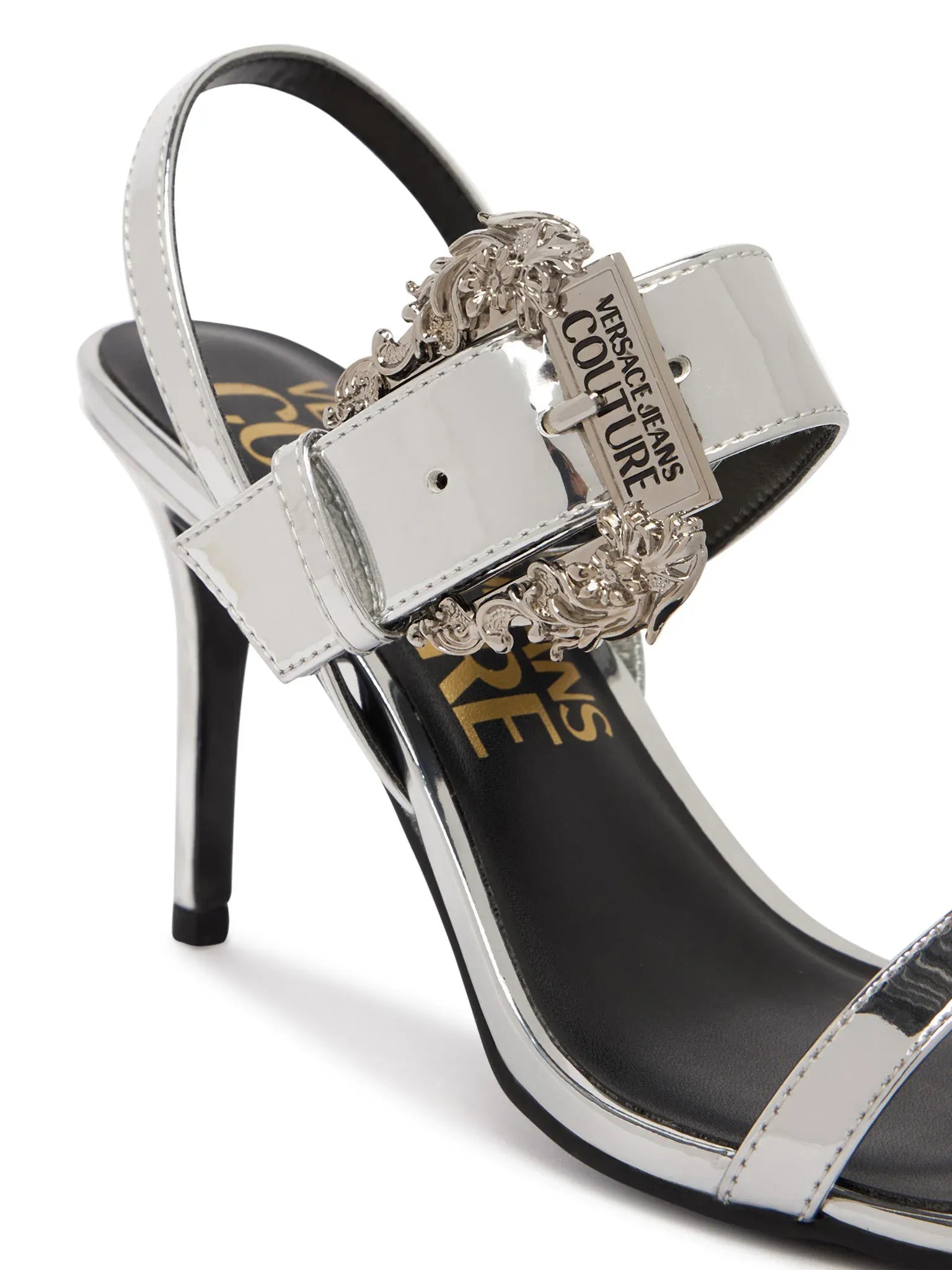 Versace Sandalias Sandals 80va3s71 Silver Prata_shot6