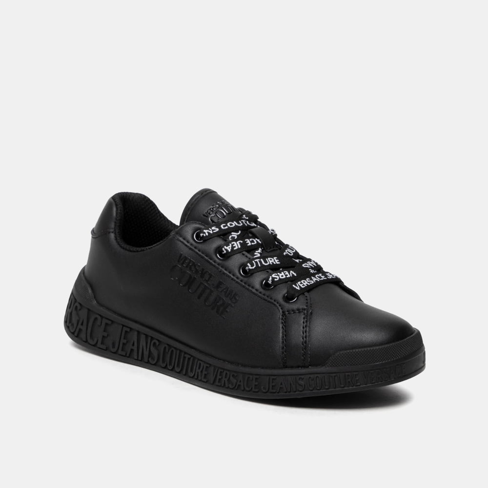 Versace Sapatilhas Sneakers Shoes 71va3sp1 Black Preto Shot1