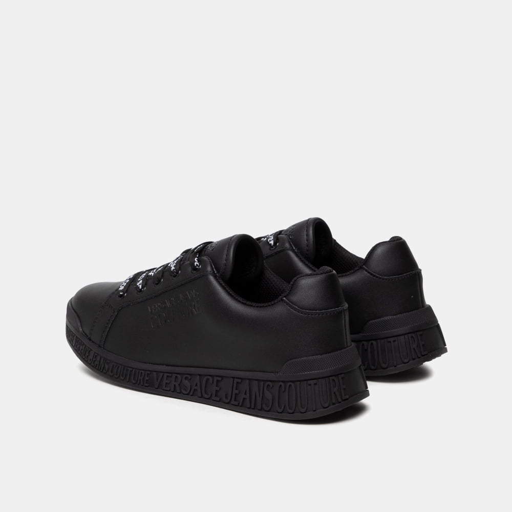 Versace Sapatilhas Sneakers Shoes 71va3sp1 Black Preto Shot3