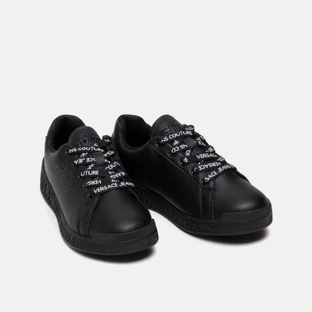 Versace Sapatilhas Sneakers Shoes 71va3sp1 Black Preto Shot9