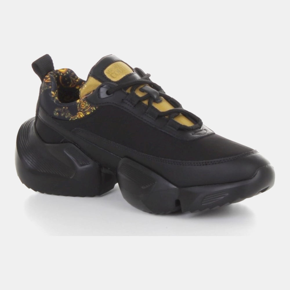 Versace Sapatilhas Sneakers Shoes 71ya3su5 Blk Gold Preto Ouro Shot12