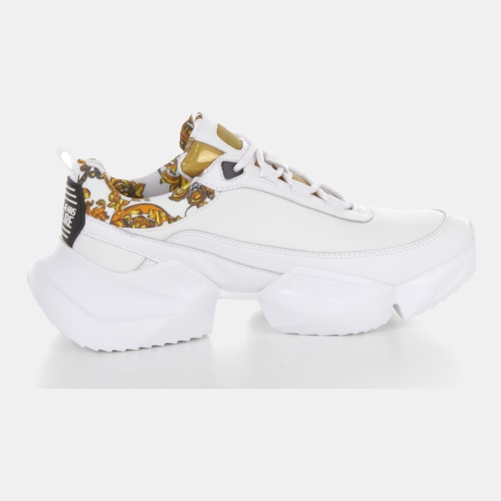 Versace Sapatilhas Sneakers Shoes 71ya3su5 Whi Gold Branco Dourado Shot10