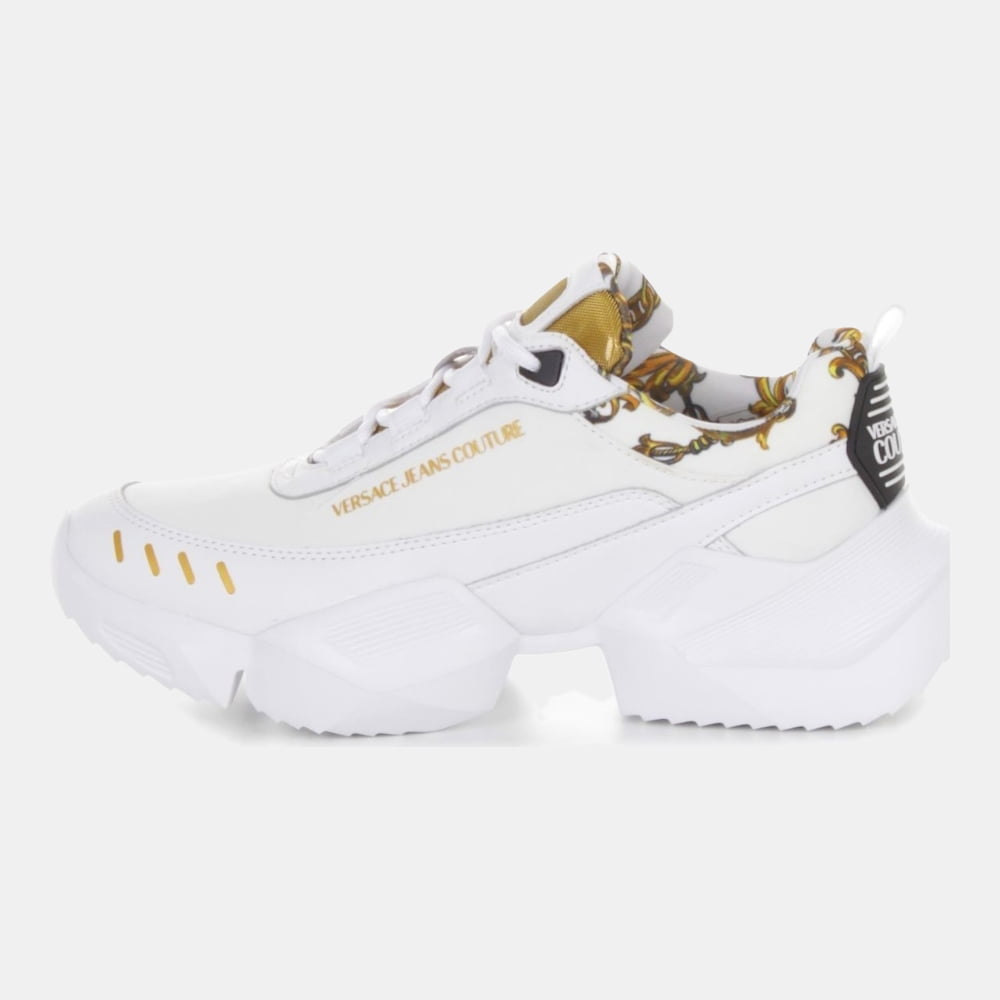 Versace Sapatilhas Sneakers Shoes 71ya3su5 Whi Gold Branco Dourado Shot2