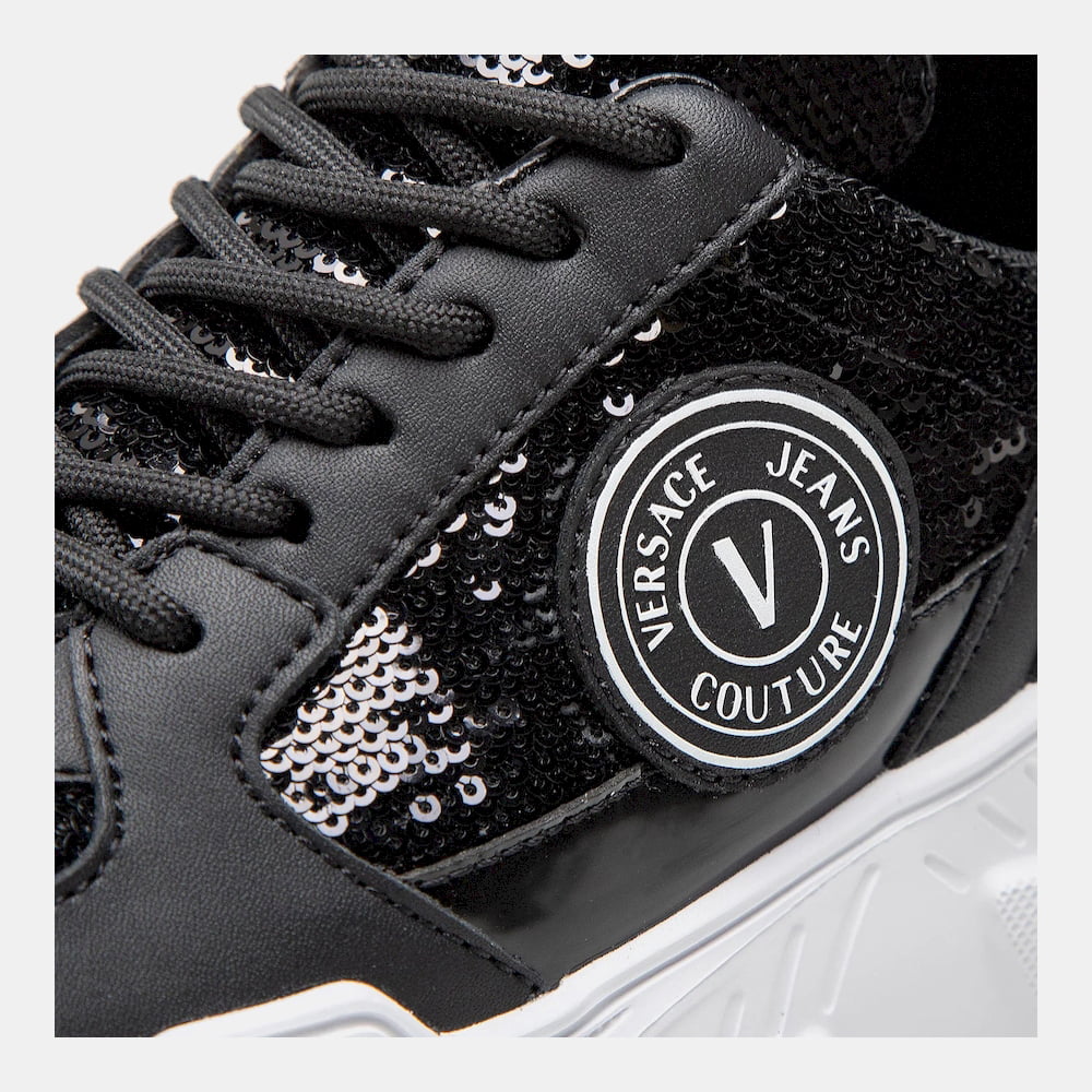 Versace Sapatilhas Sneakers Shoes 73va3sc7 Black Preto Shot5