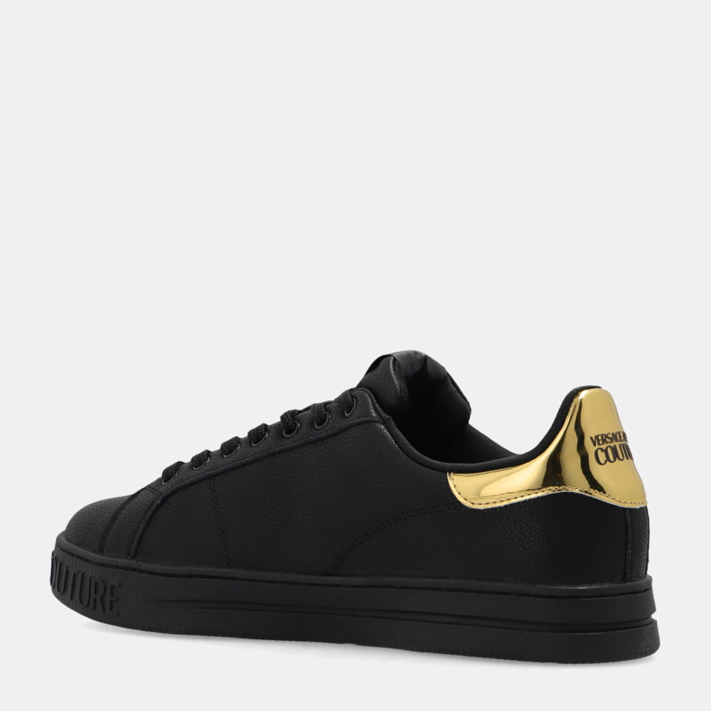 Versace Sapatilhas Sneakers Shoes 73ya3sk1 Blk Gold Preto Ouro Shot9