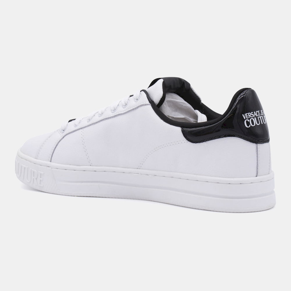 Versace Sapatilhas Sneakers Shoes 73ya3sk1 White Blk Branco Preto Shot2