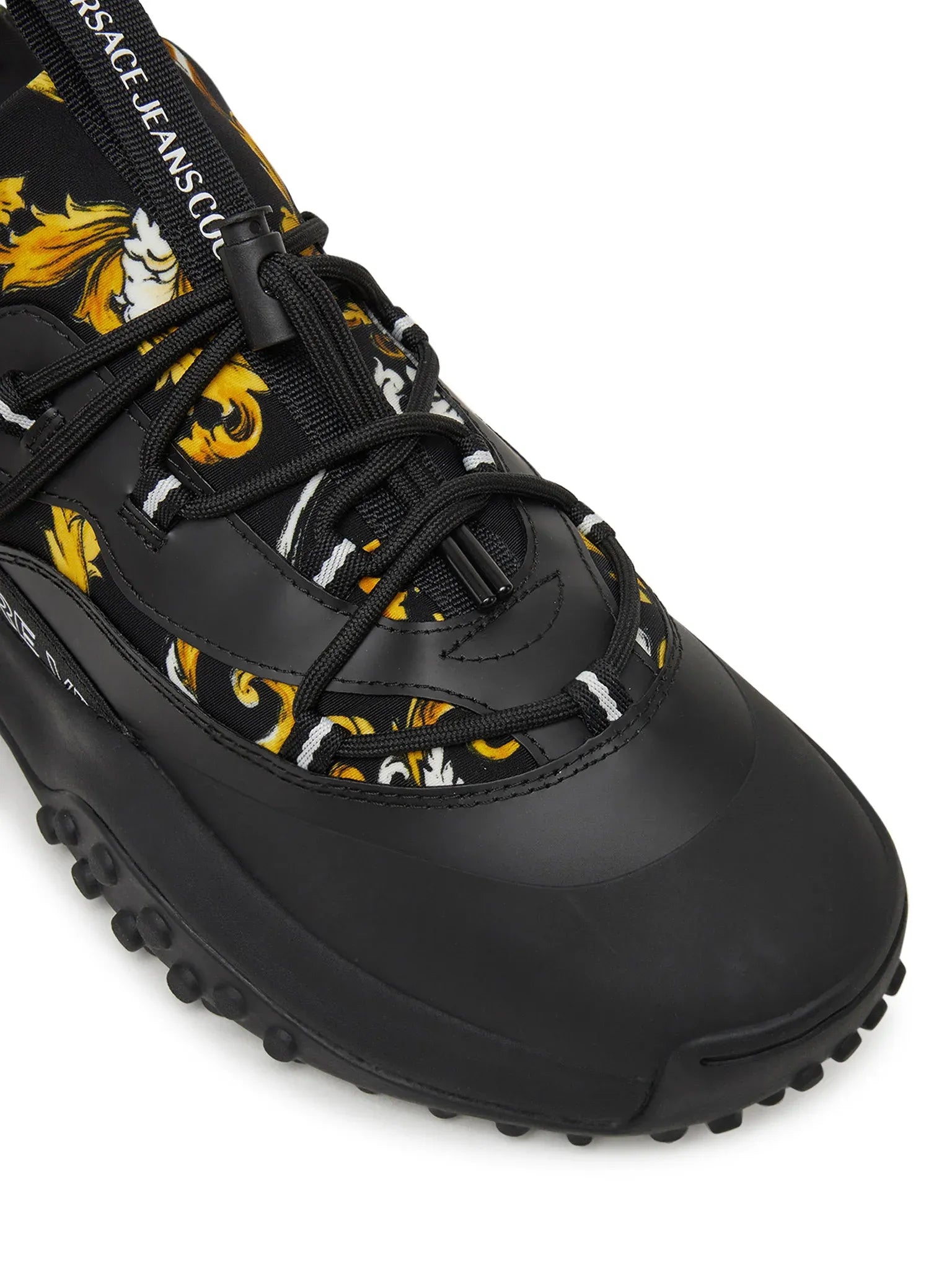 Versace Sapatilhas Sneakers Shoes 78ya3sn2 Blk Gold Preto Ouro_shot6