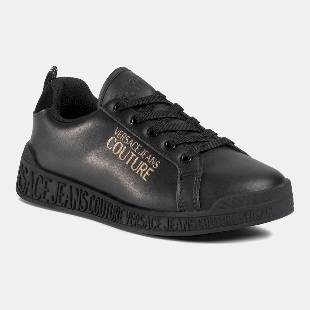 Versace Sapatilhas Sneakers Shoes E0vzasp1 Black Preto Shot2