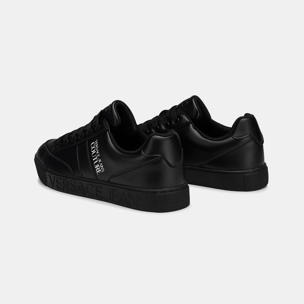 Versace Sapatilhas Sneakers Shoes E0yubsf6 Blk White Preto Branco Shot7