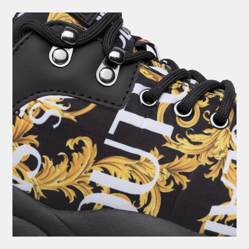 Versace Sapatilhas Sneakers Shoes E0yubsi8 Blk Yellow Preto Amarelo Shot10