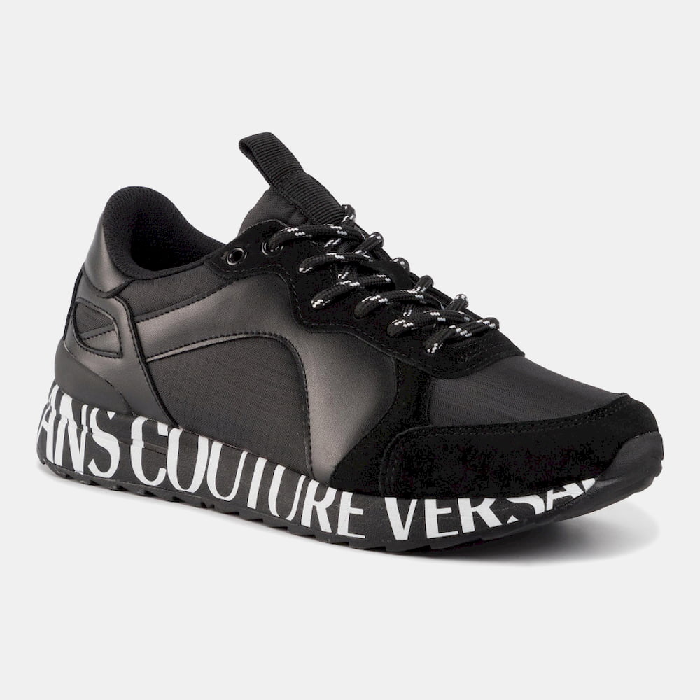 Versace Sapatilhas Sneakers Shoes E0yubsn1 Black Preto Shot2