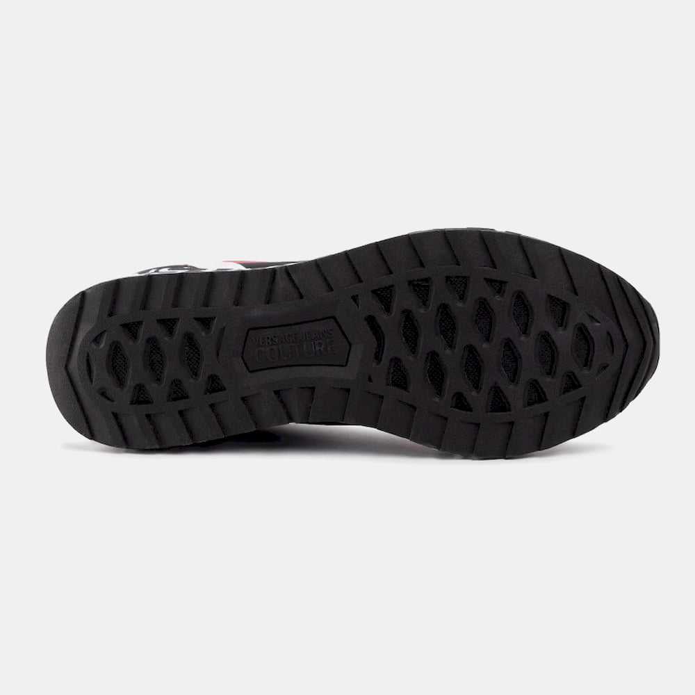 Versace Sapatilhas Sneakers Shoes E0yubsn1 Black Red Preto Vermelho Shot8