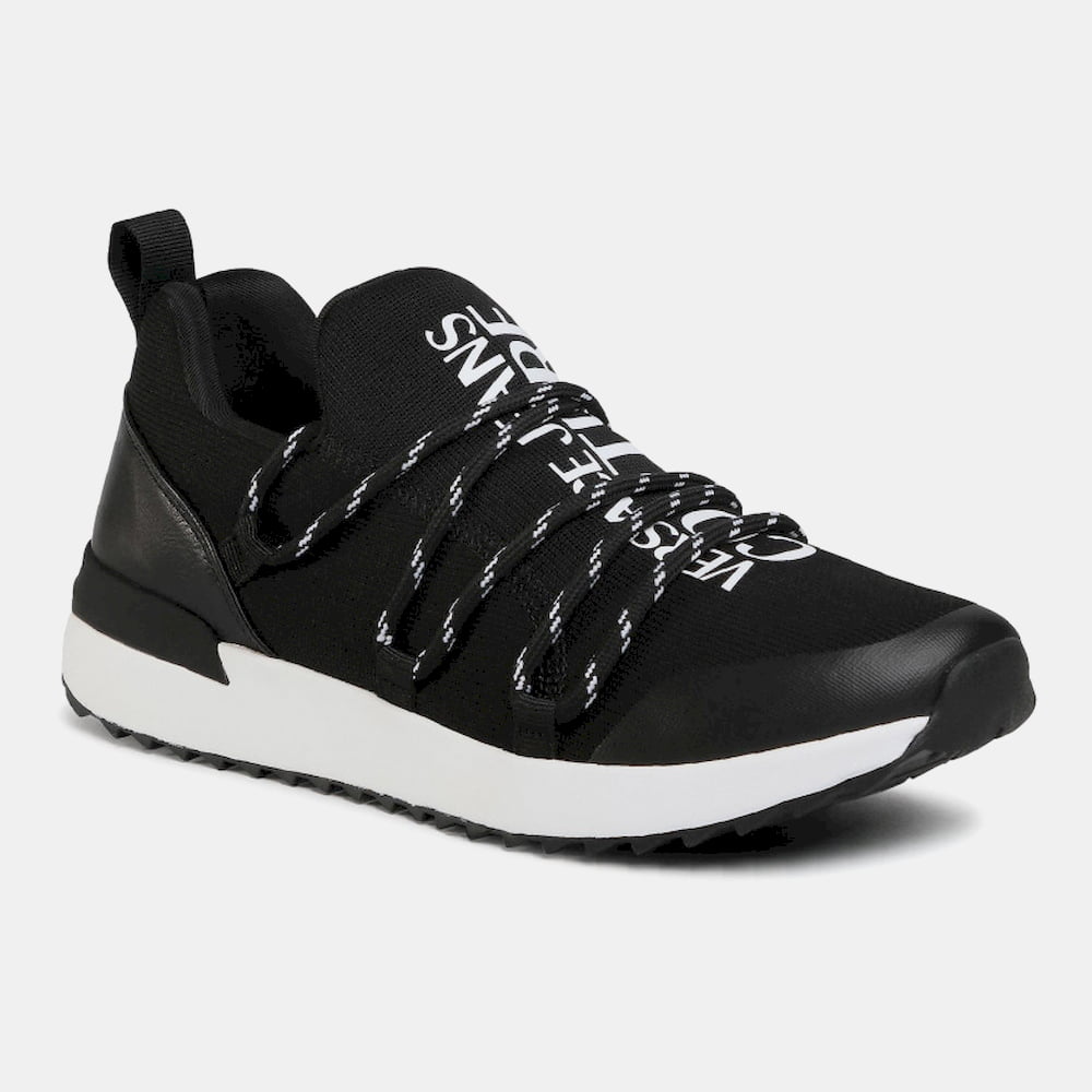 Versace Sapatilhas Sneakers Shoes E0yzasg4 Blk White Preto Branco Shot2